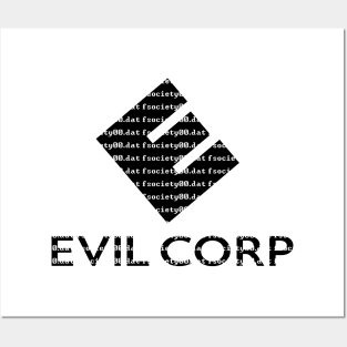 Mr. Robot Evil Corp fsociety00.dat Posters and Art